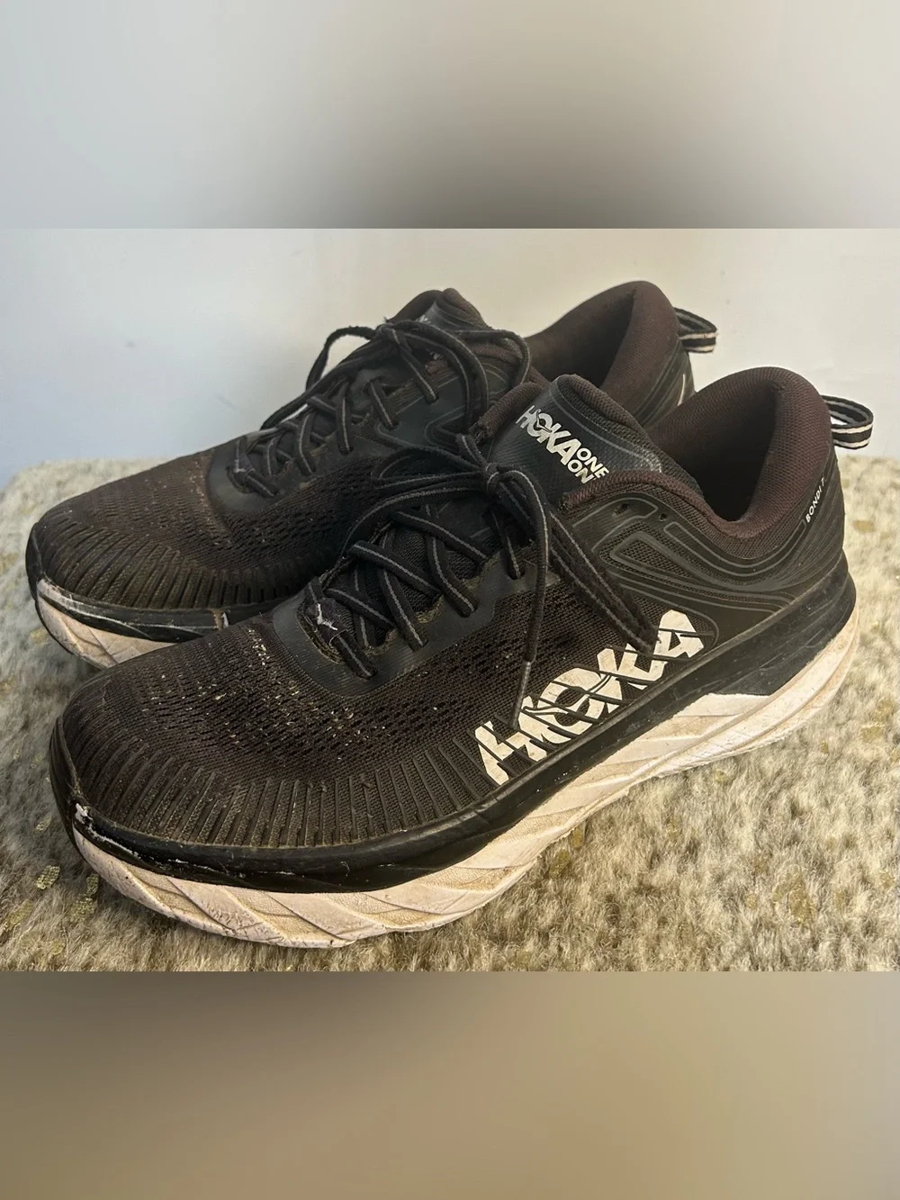 HOKA Black Mens Sneakers Size 10.5